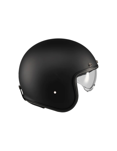 MT HELMETS Casco Jet LEMANS 2 SV S Pure A1 Negro Mate Totalmente Homologado
