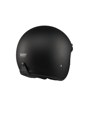 MT HELMETS Casco Jet LEMANS 2 SV S Pure A1 Negro Mate Totalmente Homologado