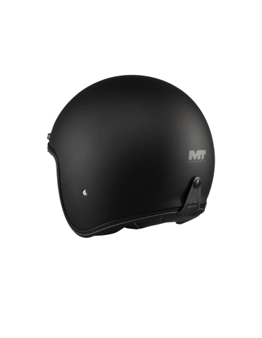 MT HELMETS Casco Jet LEMANS 2 SV S Pure A1 Negro Mate Totalmente Homologado