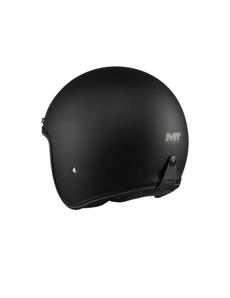MT HELMETS Casco Jet LEMANS 2 SV S Pure A1 Negro Mate Totalmente Homologado