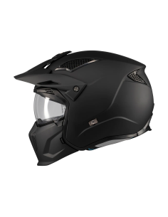 MT HELMETS Casco Modular STREETFIGHTER SV S Pure A1 Negro Mate Totalmente Homologado