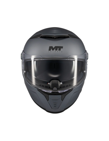 MT HELMETS Casco Integral THUNDER 4 SV Pure A2 Gris Mate Totalmente Homologado