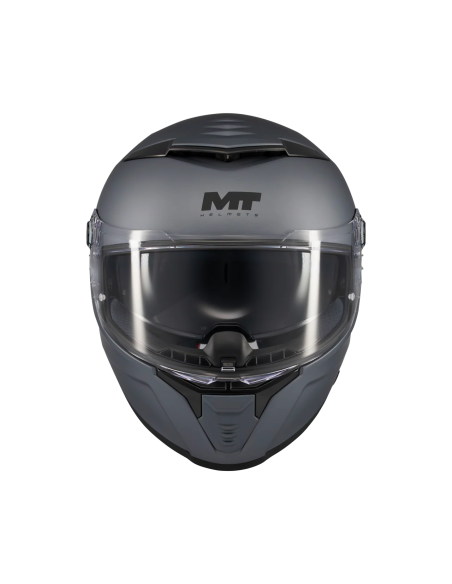 MT HELMETS Casco Integral THUNDER 4 SV Pure A2 Gris Mate Totalmente Homologado