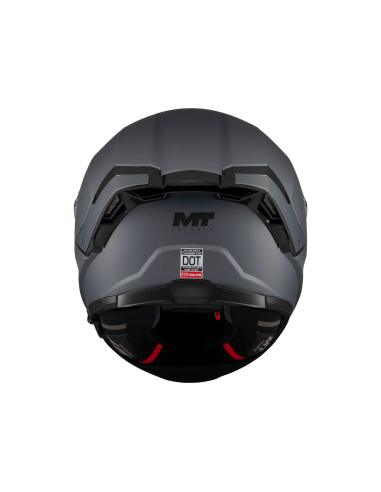 MT HELMETS Casco Integral THUNDER 4 SV Pure A2 Gris Mate Totalmente Homologado