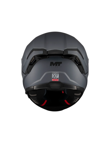 MT HELMETS Casco Integral THUNDER 4 SV Pure A2 Gris Mate Totalmente Homologado