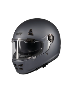 MT HELMETS Casco Integral JARAMA SV Pure A2 Gris Mate Totalmente Homologado 2