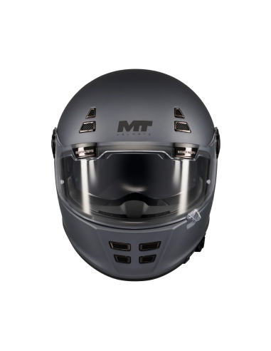 MT HELMETS Casco Integral JARAMA SV Pure A2 Gris Mate Totalmente Homologado
