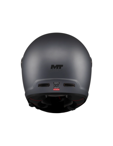 MT HELMETS Casco Integral JARAMA SV Pure A2 Gris Mate Totalmente Homologado