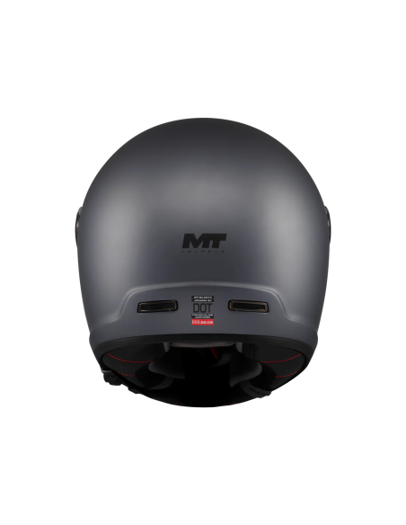 MT HELMETS Casco Integral JARAMA SV Pure A2 Gris Mate Totalmente Homologado