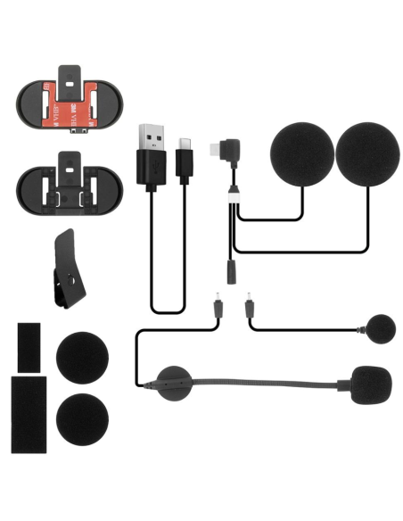 Intercomunicador Myra M500 Bluetooth 5.3 para Moto – Alcance 500 m · Resistente al Agua IP65 · Sonido Hi‑Fi