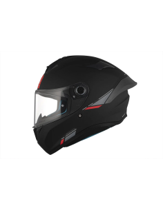 MT HELMETS Casco Integral TARGO S SOLID A1 Negro Mate Totalmente Homologado