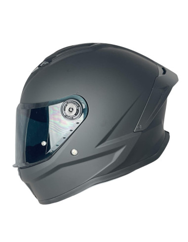 Casco MT Helmets Stinger 2 Iron Mate Black | ECE 22.06 + Visor Oscuro