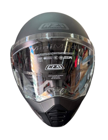 NZI HELMETS Casco de Exposición OUTLET Modular Negro Mate Talla M