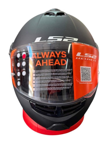 LS2 HELMETS Casco de Exposición OUTLET Modular STROBE I Negro Mate Talla XL