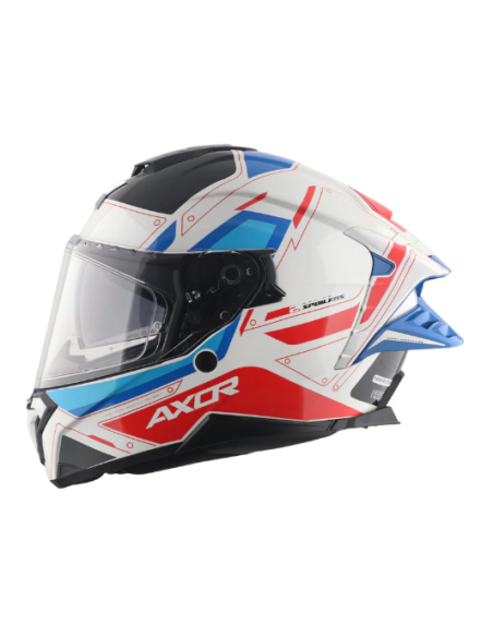 Casco Axor Brutale ECE 22.06 – Máxima Seguridad, Diseño Racing y Ventilación Avanzada