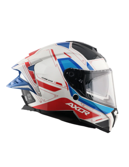 Casco Axor Brutale ECE 22.06 – Máxima Seguridad, Diseño Racing y Ventilación Avanzada
