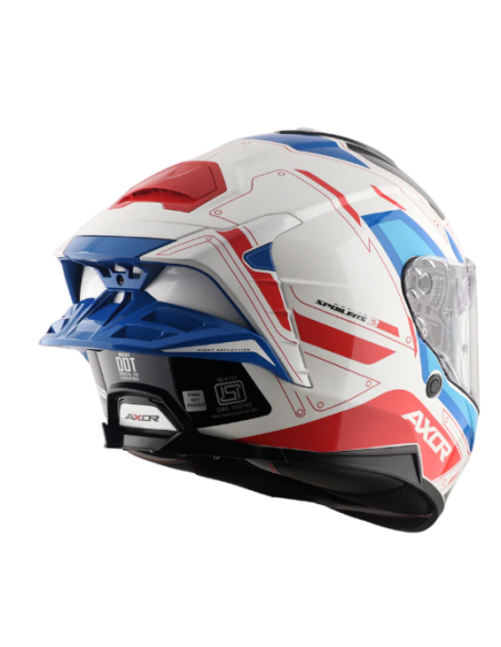Casco Axor Brutale ECE 22.06 – Máxima Seguridad, Diseño Racing y Ventilación Avanzada