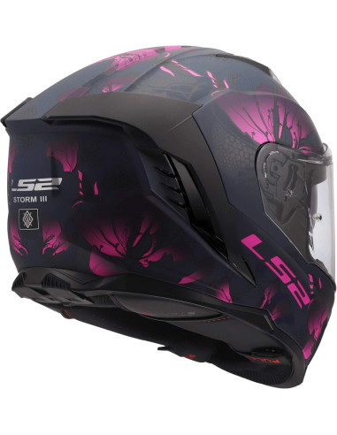 LS2 Helmets Casco Integral Modelo FF818 Storm III Burst Black Pink Totalmente Homologado 22.06