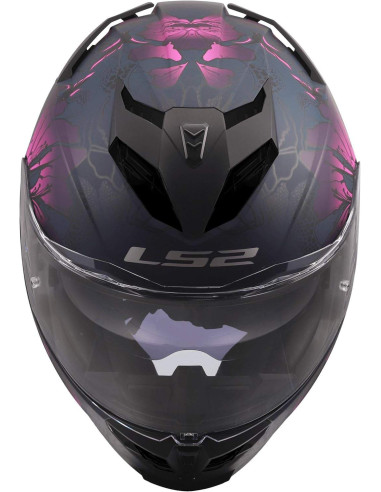 LS2 Helmets Casco Integral Modelo FF818 Storm III Burst Black Pink Totalmente Homologado 22.06