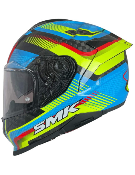 Casco integral SMK Titan Carbon Razor GL254 de fibra de carbono