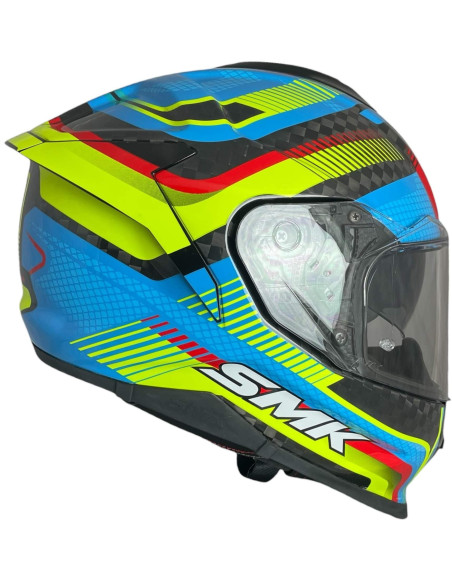 Casco integral SMK Titan Carbon Razor GL254 de fibra de carbono