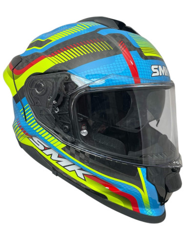 Casco integral SMK Titan Carbon Razor GL254 de fibra de carbono