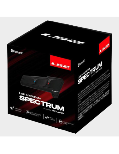 LS2 INTERCOM Spectrum Adaptable para Casco Ls2 Cualquier Modelo