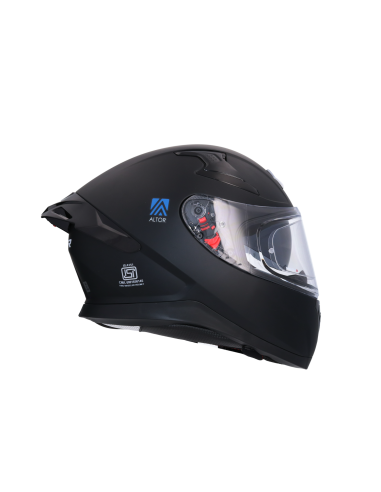 AXOR HELMETS Casco Integral APEX SMART Negro Mate Totalmente Homologado con Intercomunicador Incluido