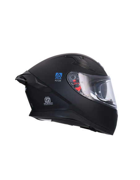 AXOR HELMETS Casco Integral APEX SMART Negro Mate Totalmente Homologado con Intercomunicador Incluido