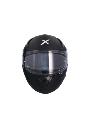 AXOR HELMETS Casco Integral APEX SMART Negro Mate Totalmente Homologado con Intercomunicador Incluido