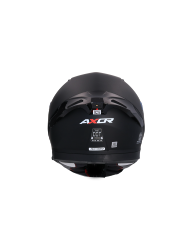 AXOR HELMETS Casco Integral APEX SMART Negro Mate Totalmente Homologado con Intercomunicador Incluido