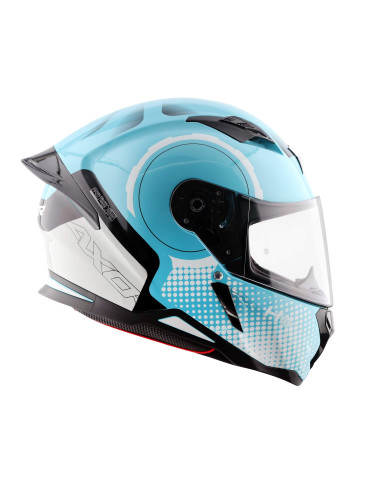 AXOR HELMETS Casco Integral Modelo HUNTER SPEAR Azul Totalmente Homologado 22.06