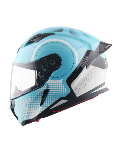 AXOR HELMETS Casco Integral Modelo HUNTER SPEAR Azul Totalmente Homologado 22.06