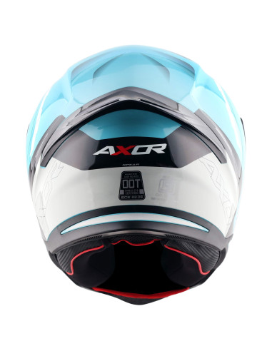 AXOR HELMETS Casco Integral Modelo HUNTER SPEAR Azul Totalmente Homologado 22.06