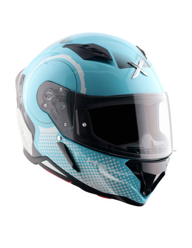 AXOR HELMETS Casco Integral Modelo HUNTER SPEAR Azul Totalmente Homologado 22.06