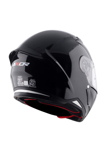 AXOR HELMETS Casco Integral Modelo HUNTER Negro Brillo Totalmente Homologado 22.06