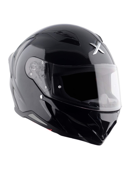AXOR HELMETS Casco Integral Modelo HUNTER Negro Brillo Totalmente Homologado 22.06