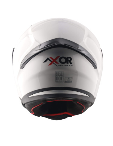 AXOR HELMETS Casco Integral Modelo HUNTER Blanco Perla Totalmente Homologado 22.06