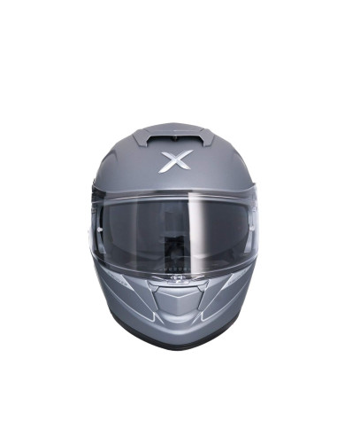 AXOR HELMETS Casco Modular Modelo DISCOVER Monocolor Titanio Mate Totalmente Homologado