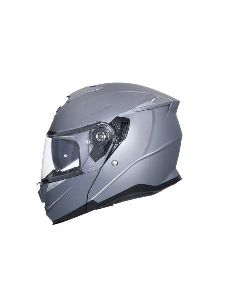 AXOR HELMETS Casco Modular Modelo DISCOVER Monocolor Titanio Mate Totalmente Homologado