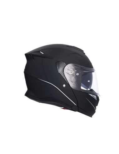 AXOR HELMETS Casco Modular Modelo DISCOVER Monocolor Negro Mate Totalmente Homologado 22.06