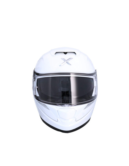 AXOR HELMETS Casco Modular Modelo DISCOVER Monocolor Blanco Perla Totalmente Homologado 22.06