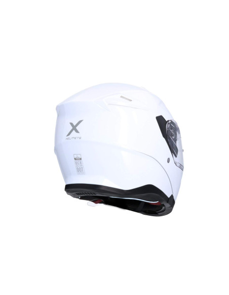 AXOR HELMETS Casco Modular Modelo DISCOVER Monocolor Blanco Perla Totalmente Homologado 22.06
