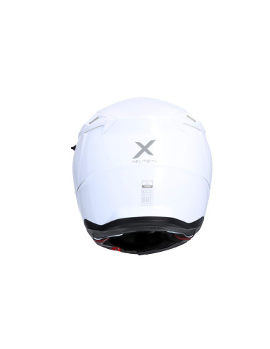 AXOR HELMETS Casco Modular Modelo DISCOVER Monocolor Blanco Perla Totalmente Homologado 22.06
