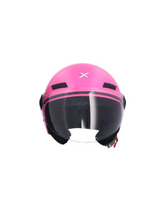 AXOR HELMETS Casco Jet Modelo SH-62 KIOTO Monocolor Rosa Totalmente Homologado 22.06 2
