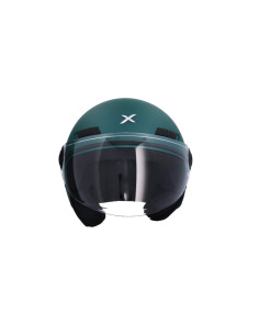 AXOR HELMETS Casco Jet Modelo SH-62 KIOTO Monocolor Verde Mate Totalmente Homologado 22.06 2