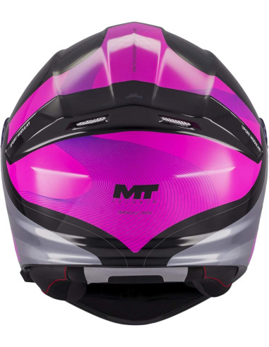 Casco Modular MT Helmet Genesis R SV Lancer B8 Brillo con Visor Solar Integrado 22.06