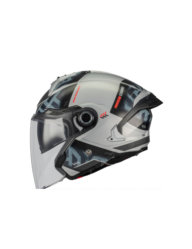casco MT HELMETH Cosmo SV Arrow C2 Brillo