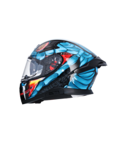Casco AXOR Apex Venomous DV Negro/Azul