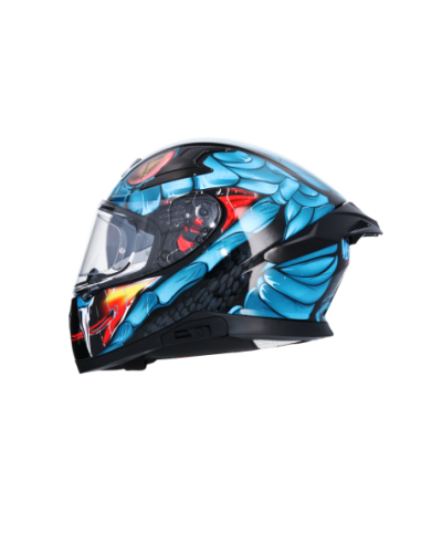 Casco AXOR Apex Venomous DV Negro/Azul